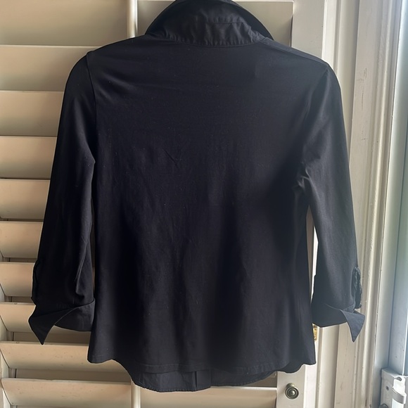 Anne Fontaine Paris Black Shirt - Picture 3 of 7